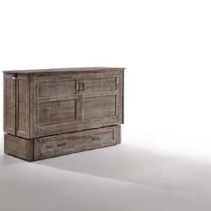 Poppy Murphy Cabinet Bed - White Bark