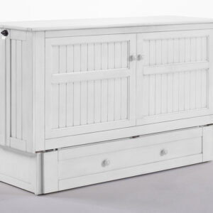 Daisy murphy cabinet bed white closed