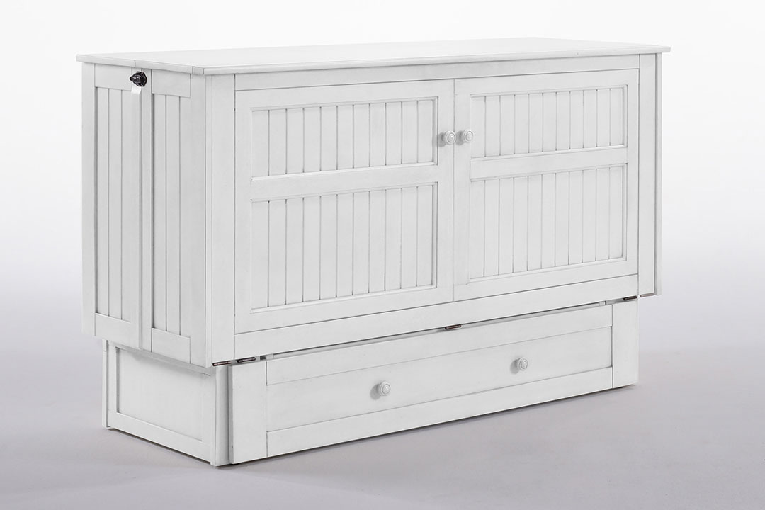 Daisy murphy cabinet bed white closed