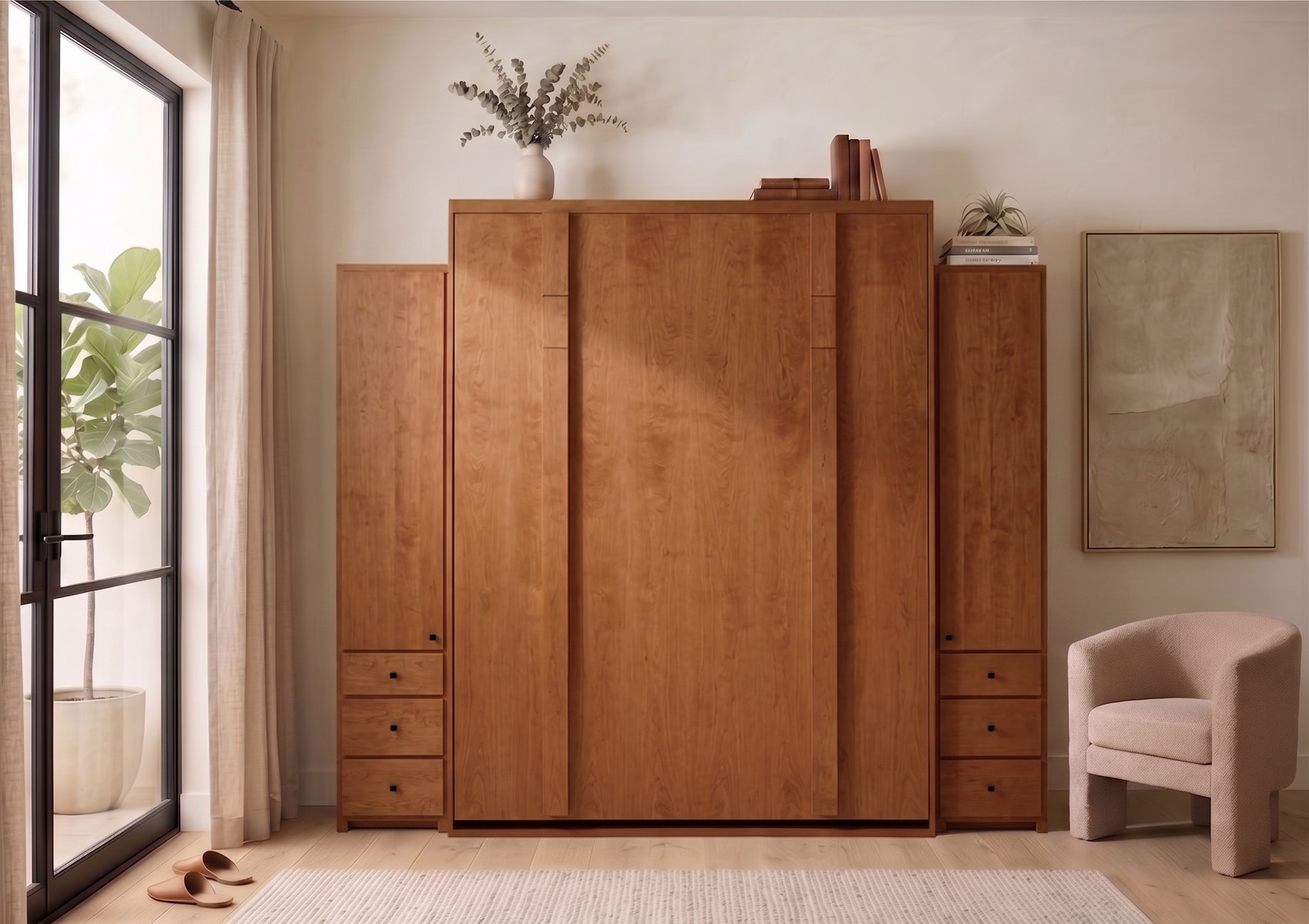Edge Wall Bed in autumn haze