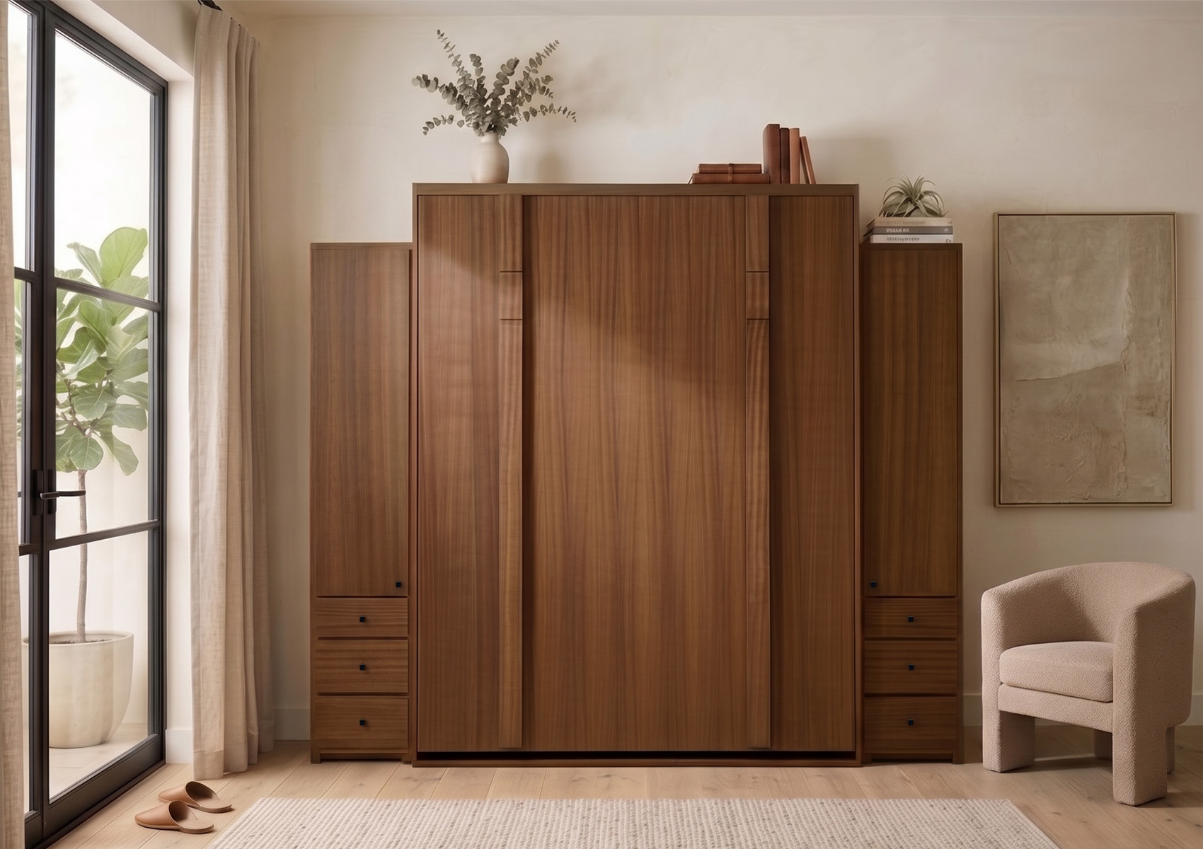 Edge Wall Bed in english manor