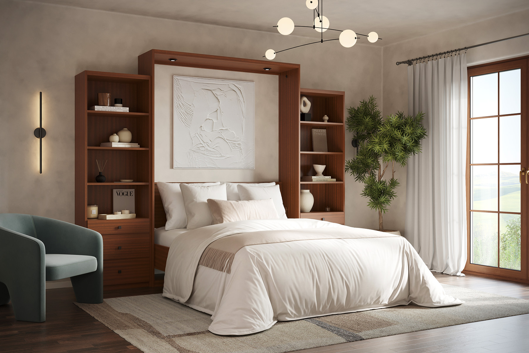 Edge Wall Bed open