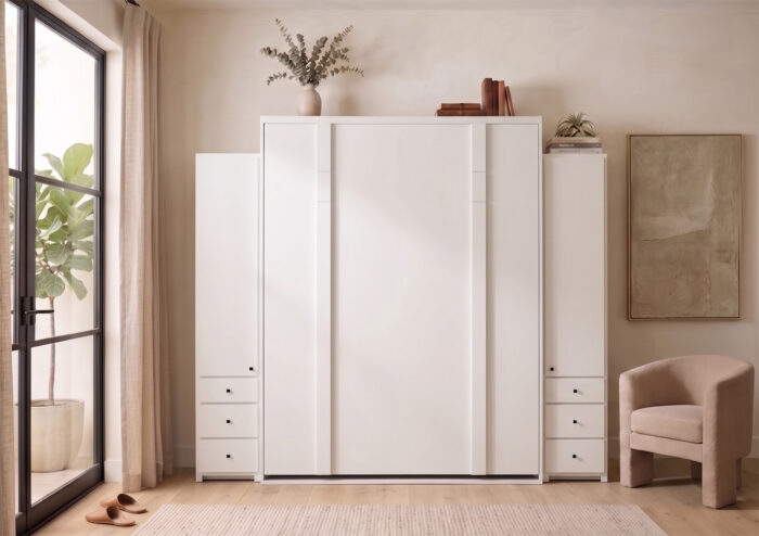 Edge Wall Bed in white