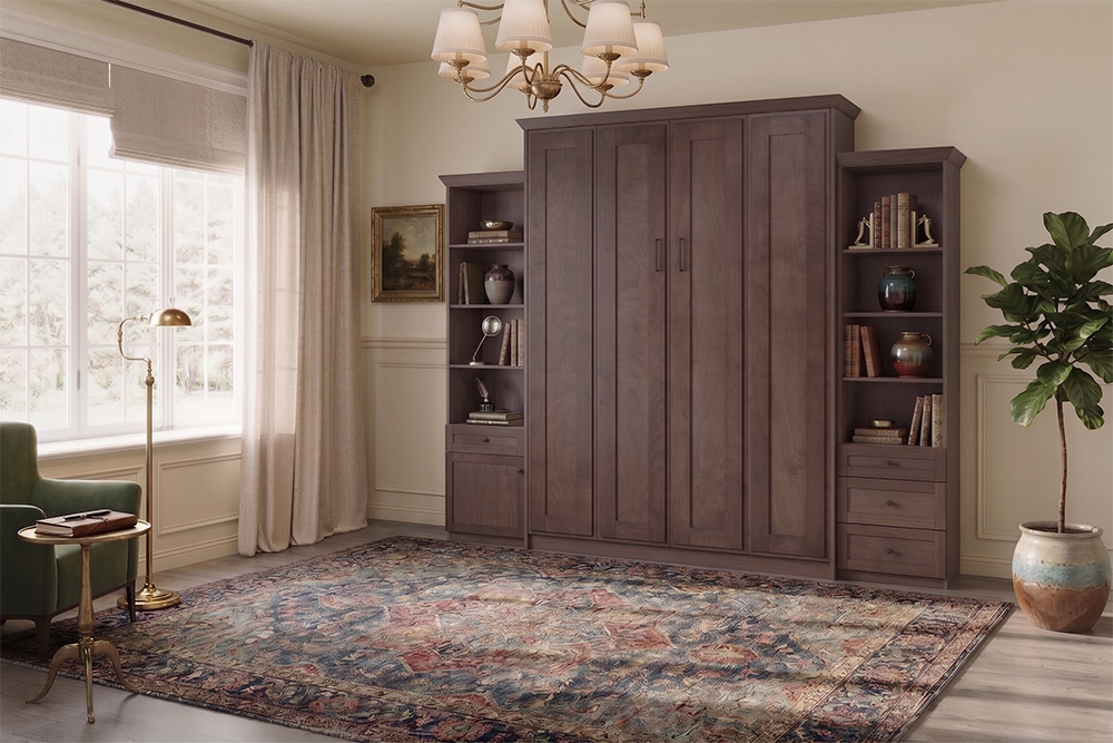 Remington Murphy Bed in burnt sugar color