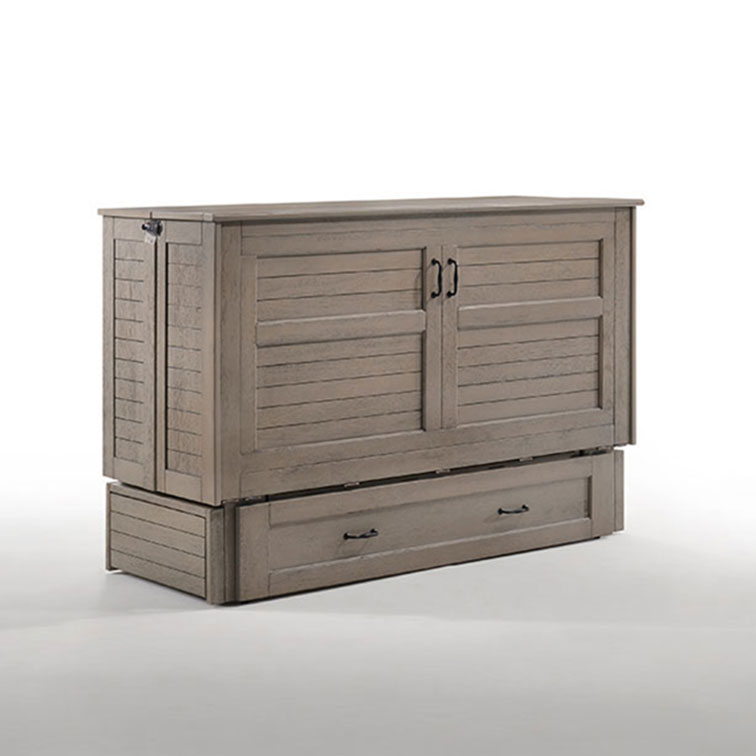 Poppy Murphy Cabinet Bed - Brushed Driftwood