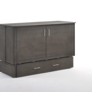 Sagebrush murphy cabinet bed in stonewash