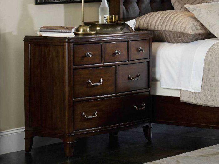 Dark rich nightstand