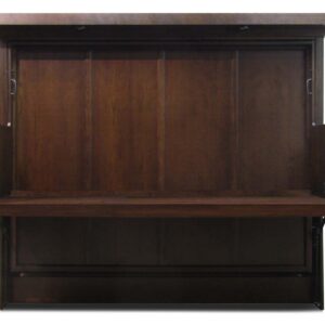 Original Murphy Desk Bed shown in alder wood, mocha nut finish. Price as shown $4,807