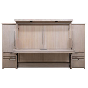 Queen Size Scape Style Murphy Desk Bed Special