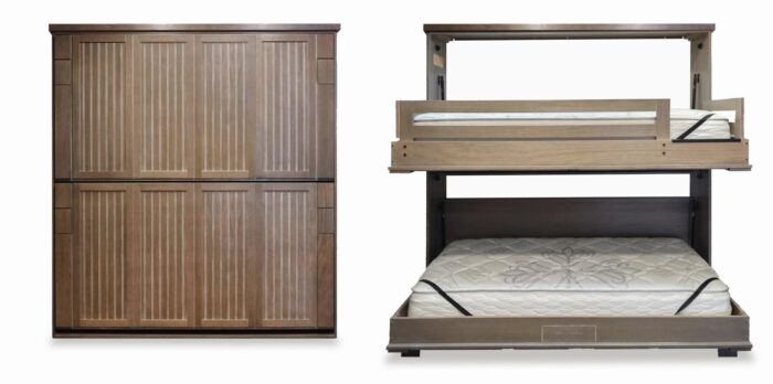 murphy bunk bed open and closed