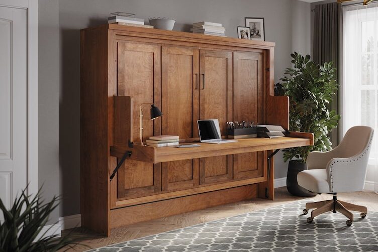 Springfield Murphy Desk Bed in a beautiful office