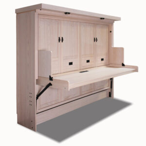 Queen Craftsman Murphy Desk Bed Special