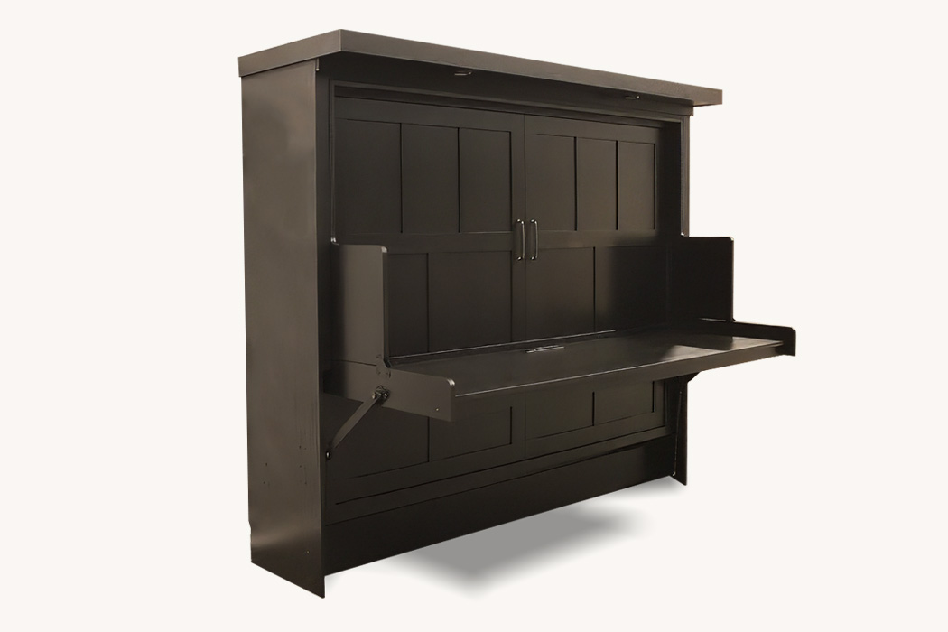 Murphy Desk Bed Black Oak
