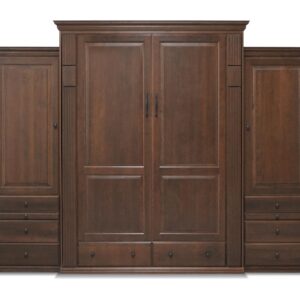 Monticello Solid Wood Raised Panel Wall Bed