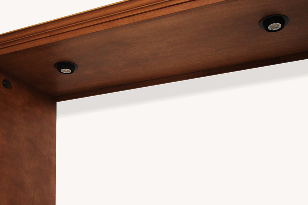 queen wallbed lighting system