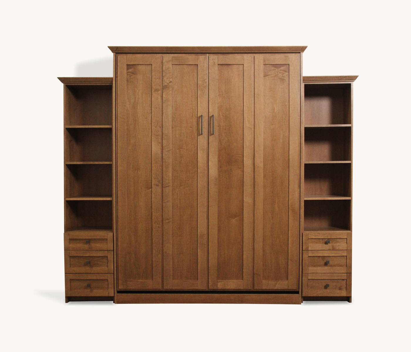 Remington Murphy Bed in Maple wood and english manor finish